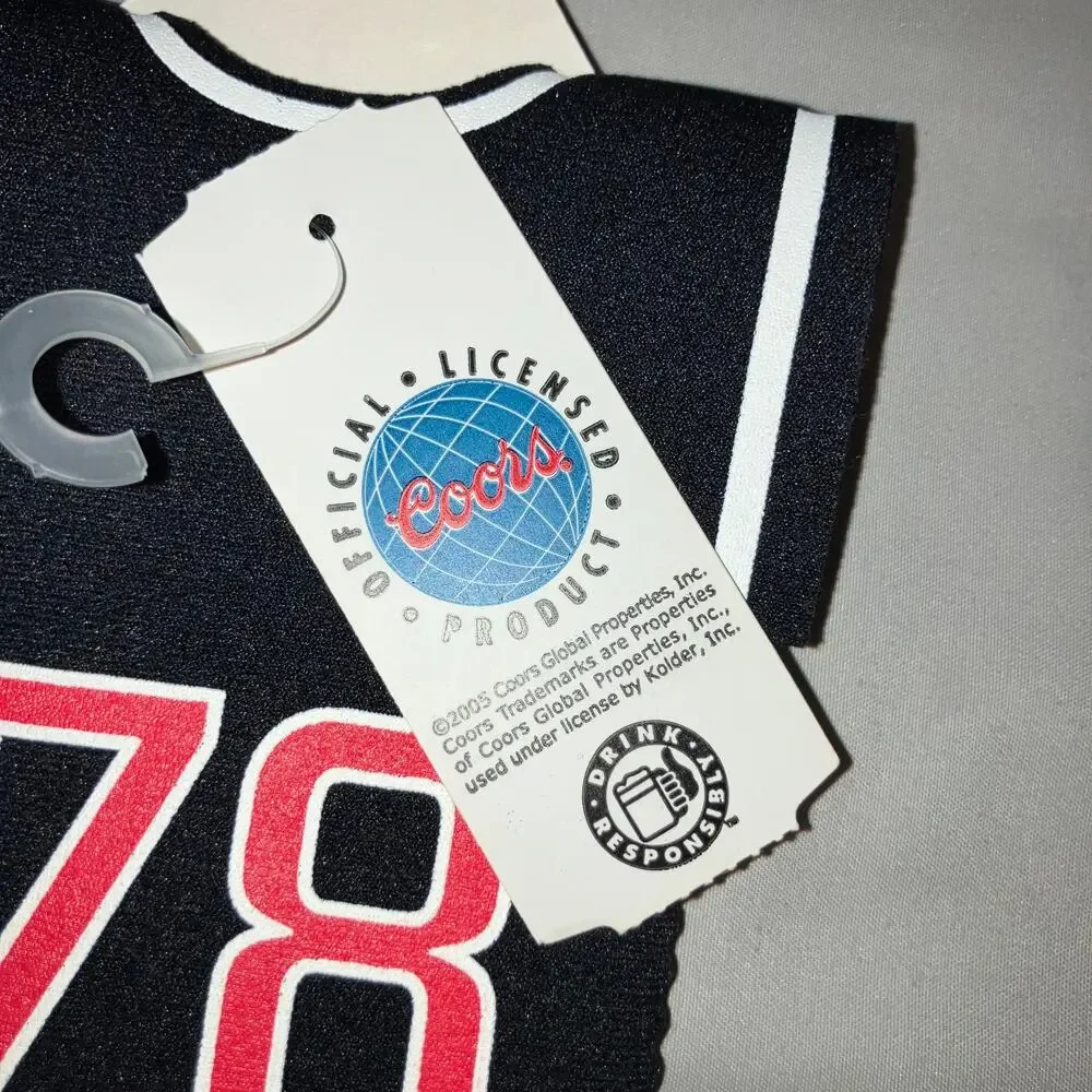 Collectible New Nwt Coors Light 2005 Neoprene Bottle Jersey Koozy Number #78
